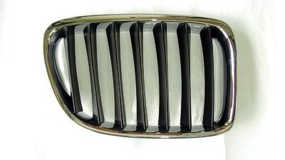 2012 - 2015 BMW X1 Grille - (Brand: LKQ) - Right (Passenger) Side - (xDrive35i 3.0L Sport Utility + Business 2.0L Sport Utility + X Line 2.0L Sport Utility + xDrive28i 2.0L, 3.0L Sport Utility + xDrive28i 2.0L Sport Utility + sDrive28i 2.0L Sport Utility + Sport Line 2.0L Sport Utility + sDrive20i 2.0L Sport Utility + xDrive20i 2.0L Sport Utility) Replacement