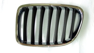 2012 - 2015 BMW X1 Grille - (Brand: LKQ) - Left (Driver) Side - (xDrive35i 3.0L Sport Utility + Business 2.0L Sport Utility + X Line 2.0L Sport Utility + xDrive28i 2.0L, 3.0L Sport Utility + xDrive28i 2.0L Sport Utility + sDrive28i 2.0L Sport Utility + Sport Line 2.0L Sport Utility + sDrive20i 2.0L Sport Utility + xDrive20i 2.0L Sport Utility) Replacement