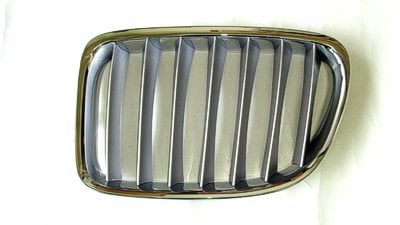 2012 - 2015 BMW X1 Grille - (Brand: LKQ) - Left (Driver) Side - (xDrive35i 3.0L Sport Utility + Business 2.0L Sport Utility + X Line 2.0L Sport Utility + xDrive28i 2.0L, 3.0L Sport Utility + xDrive28i 2.0L Sport Utility + sDrive28i 2.0L Sport Utility + Sport Line 2.0L Sport Utility + sDrive20i 2.0L Sport Utility + xDrive20i 2.0L Sport Utility) Replacement
