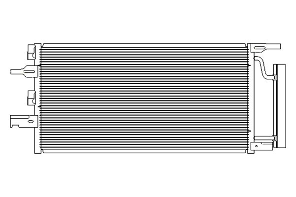 2014 - 2023 BMW X1 A/C Condenser