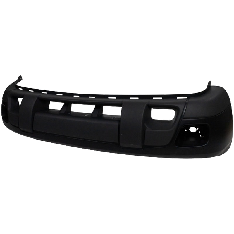 Front Bumper Cover for Chevrolet Trailblazer 2002-2007, Primed (Ready to Paint) Top, Textured Bottom, with Fog Light Holes, (2002-2005, without 2-Tone Paint), Replacement