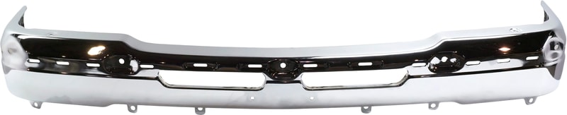 Chrome Front Bumper Face Bar for Chevrolet Silverado 1500/2500 (2003-2006), Avalanche (2002-2006), Base/LS/LT/Hybrid Models, w/ Bracket, Excludes Avalanche w/ Body Cladding, Includes 2007 Classic, Replacement