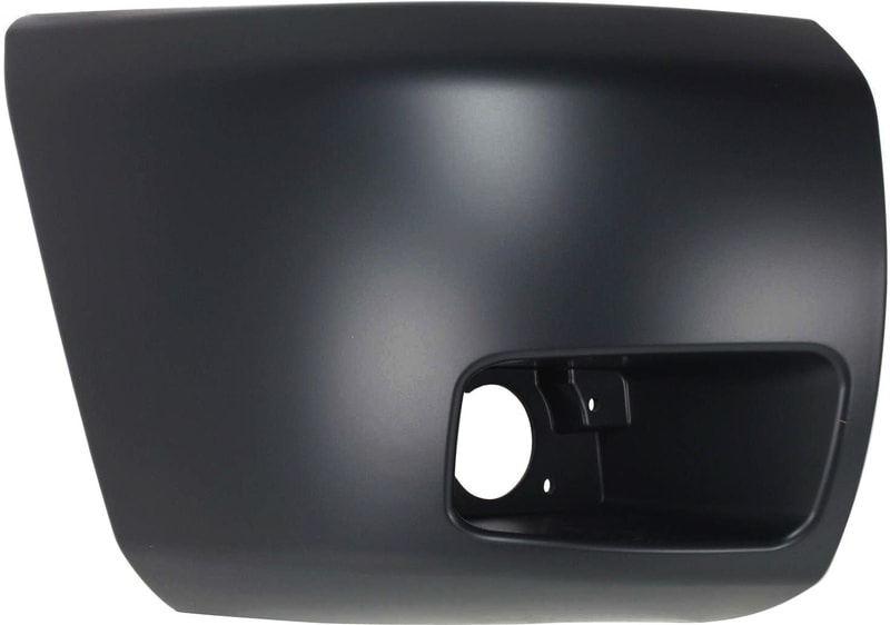 Front Bumper End Right (Passenger) for Chevrolet Silverado 1500 (2007-2013), Primed (Ready to Paint), Face Bar Cap, with Fog Light Hole, Excludes 2007 Classic Model, Replacement