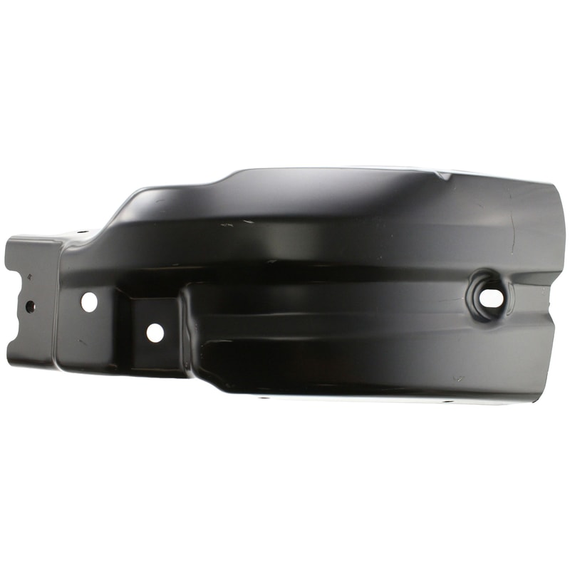 Front Bumper End Extension for Chevrolet Silverado 2007-2013, Left (Driver) Side, Painted Black, Excludes 2007 Classic Model, Replacement