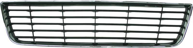 Front Bumper Grille for Chevrolet Impala 2006-2011, Chrome Shell/Dark Gray Insert, Excludes SS Model, Replacement (CAPA Certified)