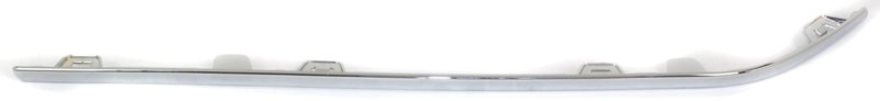 Front Bumper Molding for Chrysler 300, Model Years 2005-2010, Right (Passenger) Bumper Strip, Chrome Finish, Plastic, 3.5L Engine, Replacement