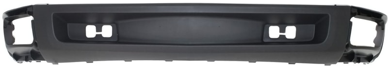 Front Lower Valance Air Deflector for Chevrolet Silverado 1500 (2007-2013), Textured Black, Without Tow Hook Holes, Fits All Cab Types, Excludes 2007 Classic, Replacement