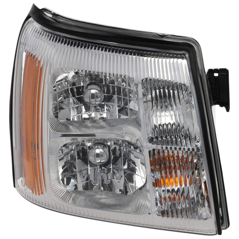 Headlight Assembly, Halogen for 2002-2002 Cadillac Escalade, Right (Passenger) Side, Replacement