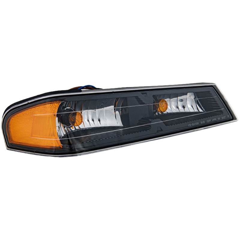 Corner Light Assembly for Chevrolet Colorado/GMC Canyon 2004-2012, Right (Passenger), Halogen, Park/Signal Light, Black Interior, Replacement