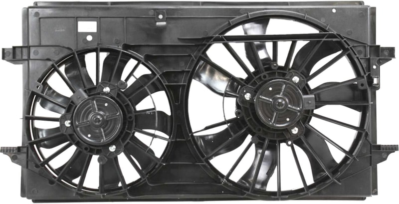 Radiator Fan Assembly for Chevrolet Malibu 2006-2012, Compatible with 3.5Liter/3.6Liter/3.9Liter Engines, Replacement