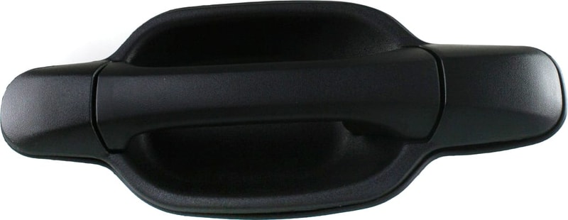 Front Exterior Door Handle for GMC Canyon/Chevrolet Colorado 2004-2012, Right (Passenger), Textured Black, Without Keyhole, Plastic, Replacement