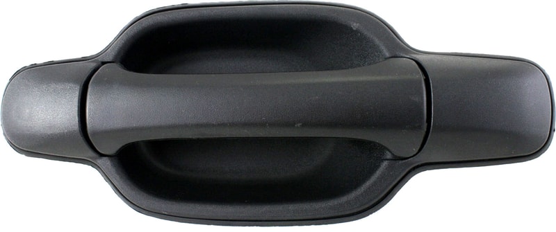 Rear Exterior Door Handle Right (Passenger) for GMC Canyon/Chevrolet Colorado 2004-2012, Textured Black, Plastic, Replacement