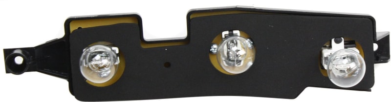 Tail Light Connector Plate with Bulb for Chevrolet C/K Full Size Pickup 1988-2000, Left (Driver) Side, Excludes 15,000 Lbs. GVW, Replacement