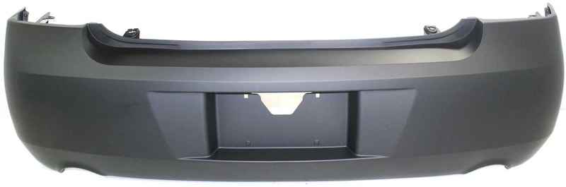Primed (Ready to Paint) Rear Bumper Cover for Chevrolet Impala 2006-2013, Impala Limited 2014-2016, with Exhaust Hole, Replacement
