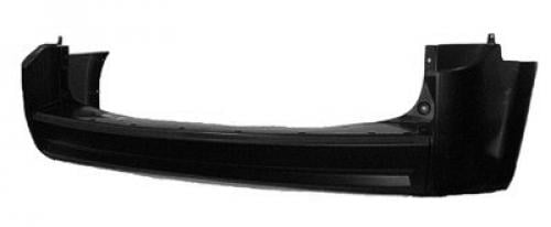 Rear Bumper Cover for 2008-2010 Dodge Grand Caravan, Primed (Ready to Paint), w/o Molding and Parking Aid Sensor Holes - CAPA-Certified, Replacement