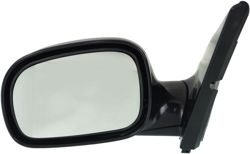 Manual Adjust and Folding, Non-Heated, Paintable Left (Driver) Mirror for 1996-2000 Caravan, Replacement
