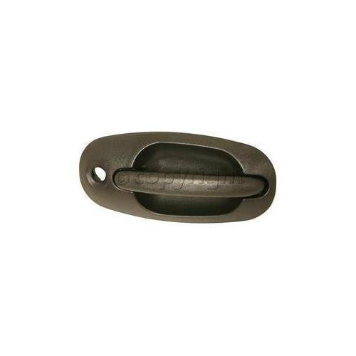 Exterior Door Handle Replacement for 1996 - 2000 Dodge Caravan, Rear Left (Driver) Side, Sliding with Cylinder Hole, Paint to Match,  QJ99SJM