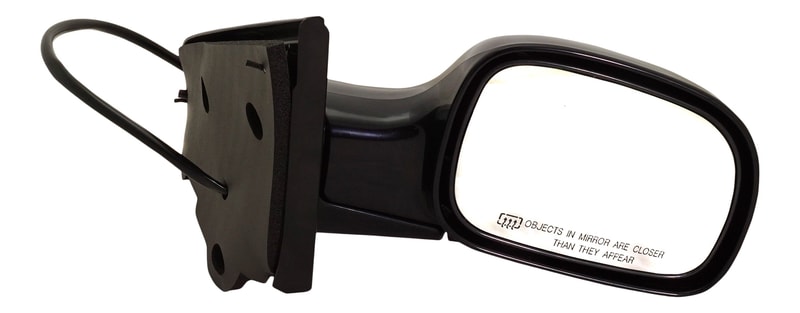 Power Mirror for Dodge Caravan 2001-2007, Right (Passenger) Side, Manual Folding, Heated, Paintable, Replacement