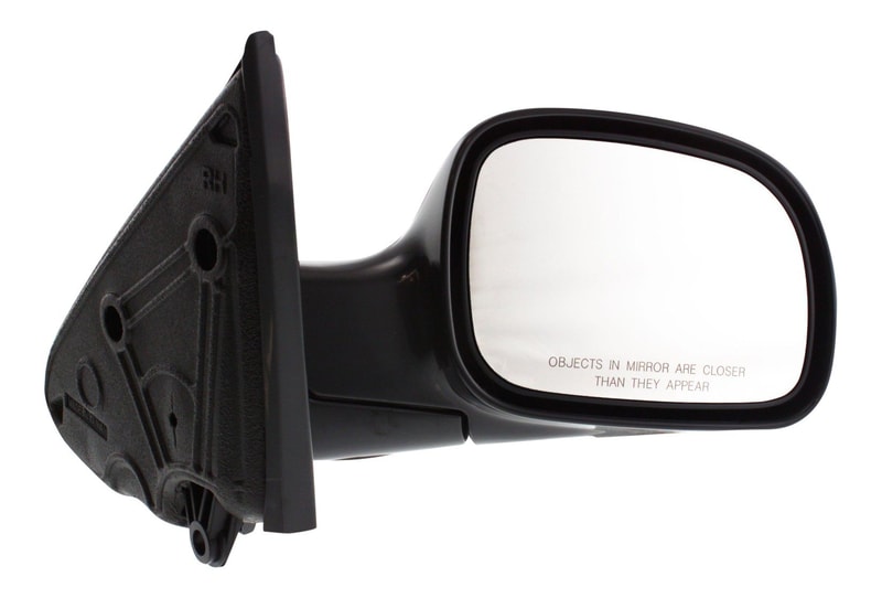 Right (Passenger) Manual Adjust and Folding Mirror for Dodge Caravan 2001-2007, Non-Heated, Paintable, Replacement