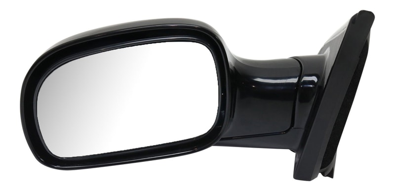 Power Mirror for Dodge Caravan 2001-2007, Left (Driver), Manual Folding, Non-Heated, Paintable, Replacement