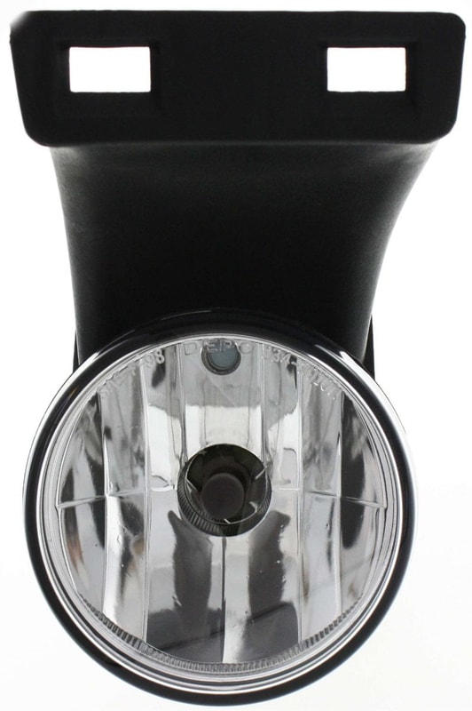 Front Fog Light Assembly for Dodge Full Size Pickup 1999-2002, Left (Driver), Without Sport Package, Old Body Style, Replacement