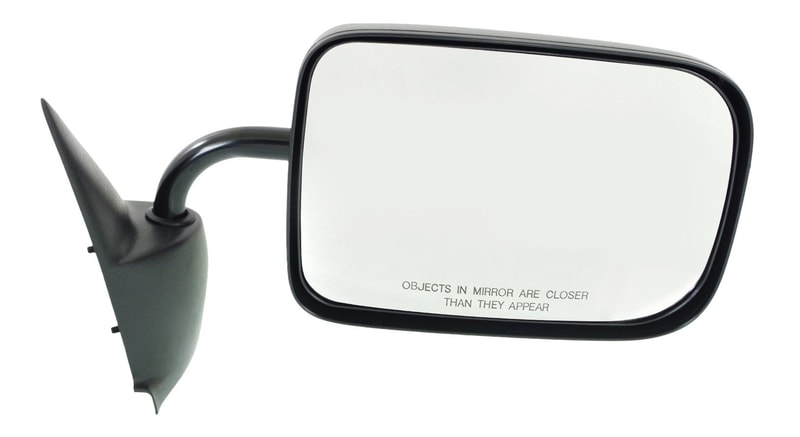 Manual Adjust Non-Towing Mirror for 1994-1997 RAM Full Size Pick-Up, Right (Passenger) Side, Manual Folding, Non-Heated, Textured, Replacement