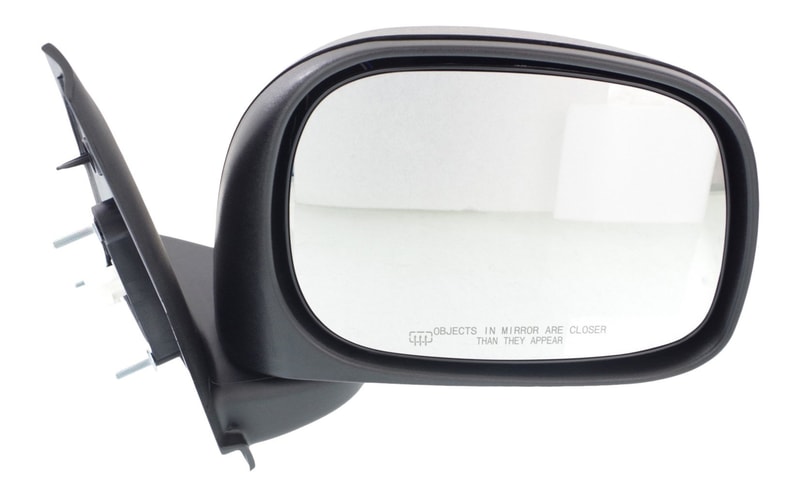 Power Mirror for Dodge RAM 1500 Pickup 2002-2008, RAM 2500/3500 Pickup 2003-2009, Right (Passenger), Manual Folding, Heated, Textured Black, Replacement