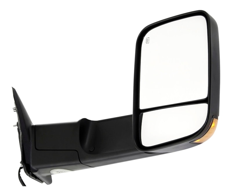 2010 - 2012 Dodge Ram 2500 Side View Mirror Assembly / Cover / Glass Replacement - Right (Passenger) Side