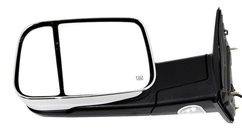 2010 - 2012 Dodge Ram 2500 Side View Mirror Assembly / Cover / Glass Replacement - Left (Driver) Side