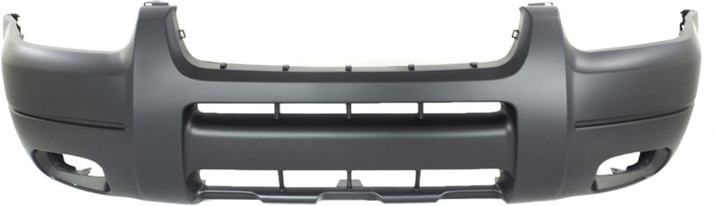 Front Bumper Cover for Ford Escape 2002-2004, Primed (Ready to Paint), with Fog Light Holes, XLT/Limited Editions (with Fender Flares), Replacement