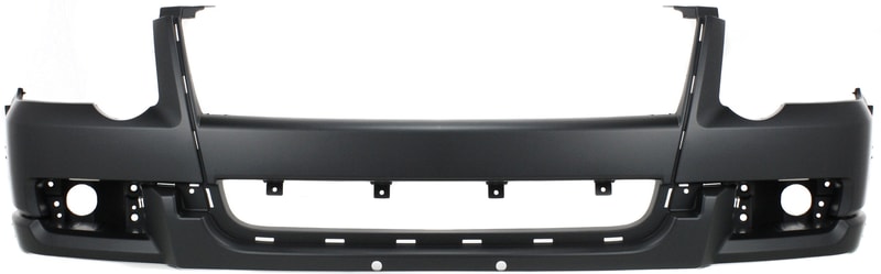 Upper Front Bumper Cover for Ford Explorer 2006-2010, Primed (Ready to Paint), for Eddie Bauer/XLT Models, Replacement (CAPA Certified)