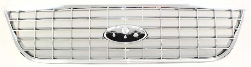 Chrome Shell and Insert Grille for 2002-2005 Ford Explorer, Suitable for Eddie Bauer, Limited, NBX, XLT, XLT Sport, XLS, XLS Sport Models, Replacement