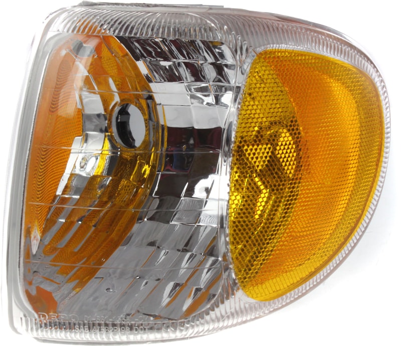 Corner Light for Mercury Mountaineer 1998-2001, Left (Driver) Side, Lens and Housing, Replacement