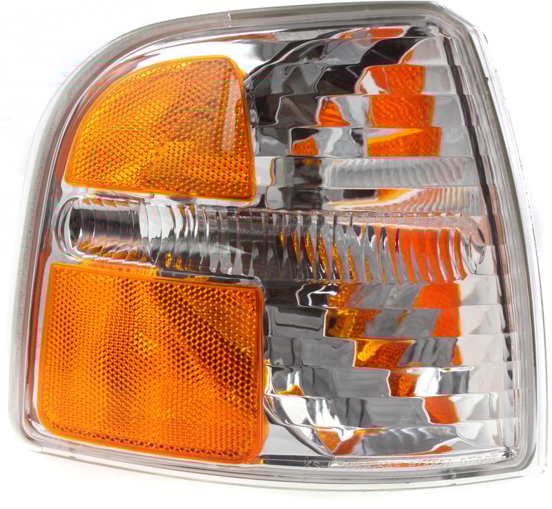 Corner Light for Ford Explorer 2004-2005, Right (Passenger), Lens and Housing, Park/Signal Light, From March 4, 2004, Replacement