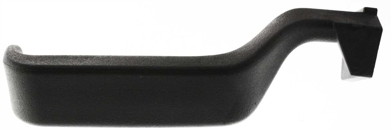 Front Interior Door Handle for Ford F-Series 1987-1996, Left (Driver), Plastic, Black (=Rear), Replacement