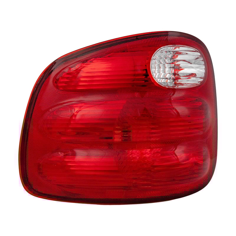 Tail Light for Ford F-150 2001-2004, F-150 Heritage 2004 Crew Cab, Left (Driver), Lens and Housing, Excludes Lightning Models, Replacement