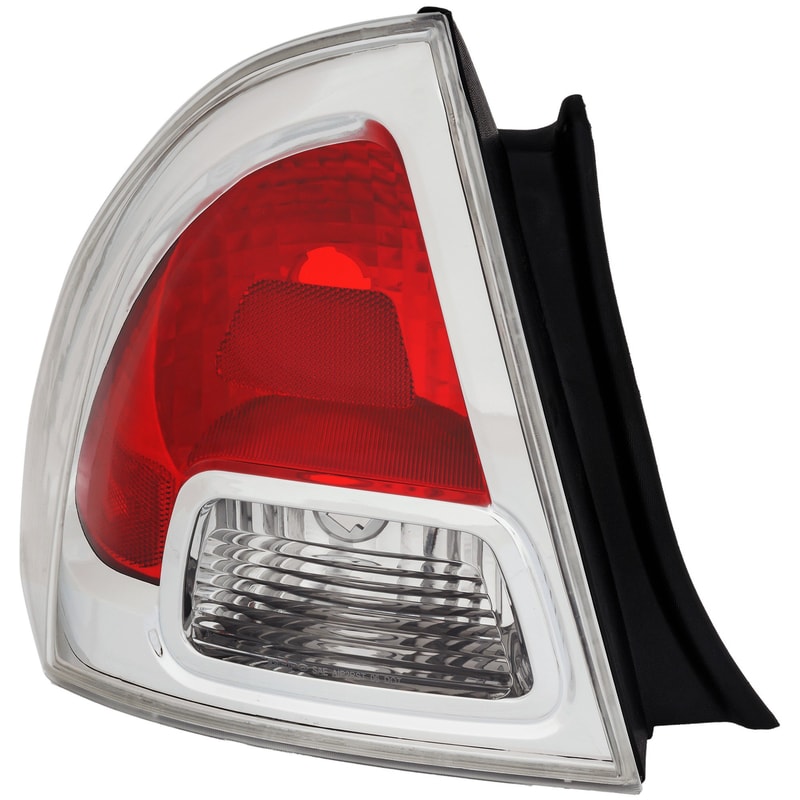 Tail Light Lens and Housing for 2006-2009 Ford Fusion, Left (Driver) Side, Replacement (CAPA Certified)