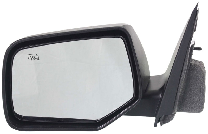 Power Mirror for Ford Escape 2008-2012, Left (Driver), Manual Folding, Heated, Textured, Without Auto Dimming, Blind Spot Detection, Memory, Signal Light, Replacement