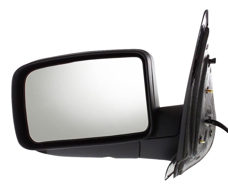 Power Mirror for Ford Expedition 2004-2006, Left (Driver), Non-Towing, Manual Folding, Heated, Paintable, without Auto Dimming, Blind Spot Detection, Memory, and Signal Light, Replacement