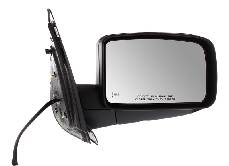 Power Mirror for Ford Expedition 2004-2006, Right (Passenger) Side, Non-Towing, Manual Folding, Heated, Paintable, without Auto Dimming, Blind Spot Detection, Memory, and Signal Light, Replacement