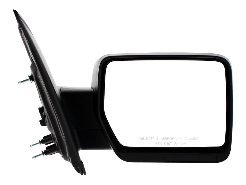 Mirror for Ford F-150 2009-2010, Right (Passenger), Non-Towing, Power, Manual Folding, Non-Heated, Textured, Standard, Without Auto Dimming, Blind Spot Detection, Memory, and Signal Light, Excluding SVT Raptor Model, Replacement