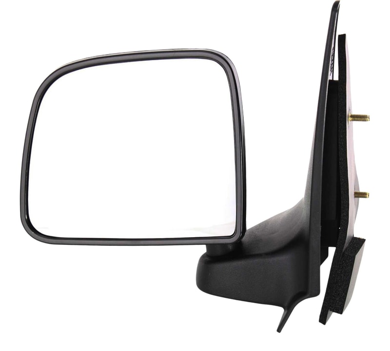Manual Adjust, Manual Folding, Non-Heated, Textured, Paddle Style Mirror for 1993-2005 Ford Ranger and 1994-2002 Mazda Pickup, Left (Driver), Replacement