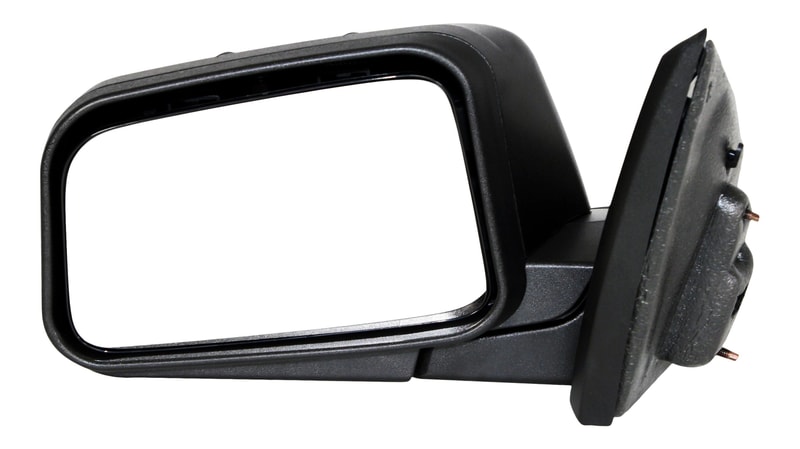 Power Mirror for Ford Edge 2008, Left (Driver), Manual Folding, Non-Heated, Textured, without Auto Dimming, Blind Spot Detection, Memory, and Signal Light, Replacement