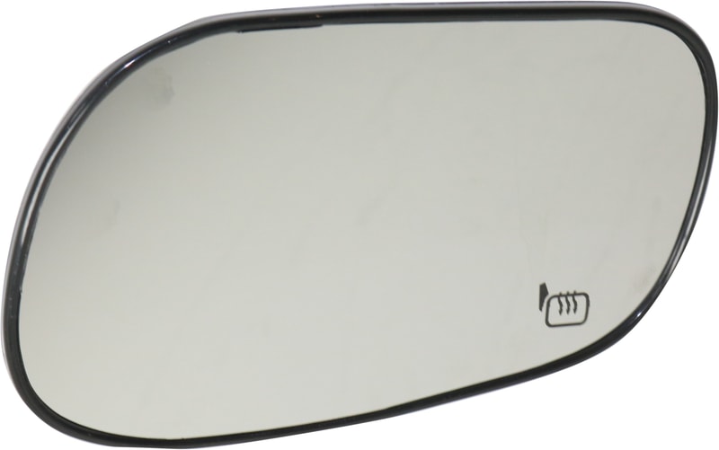 Heated Mirror Glass with Backing Plate for Ford Crown Victoria/Grand Marquis (2002-2011) / Marauder (2003-2004), Left (Driver), Replacement