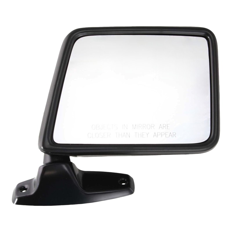 Manual Adjust and Fold Mirror for Ford Ranger 1983-1992, Right (Passenger) Side, Non-Heated, Paintable, Paddle Style, Replacement