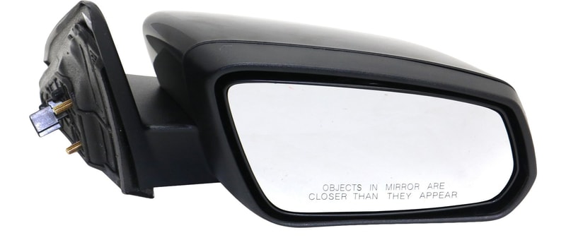 Power Mirror for Ford Mustang 2013-2014, Right (Passenger), Manual Folding, Non-Heated, Paintable, without Blind Spot Detection, Memory, Puddle Light, and Signal Light, Replacement