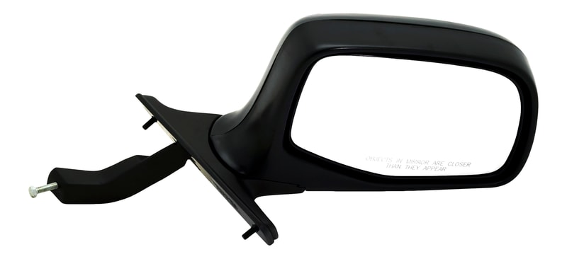 Right (Passenger) Side Mirror for 1992-1997 Ford F-Series, Manual Adjust, Manual Folding, Non-Towing, Non-Heated, Paintable, Paddle Style, Replacement - Fits: F-150, F-250, F-350