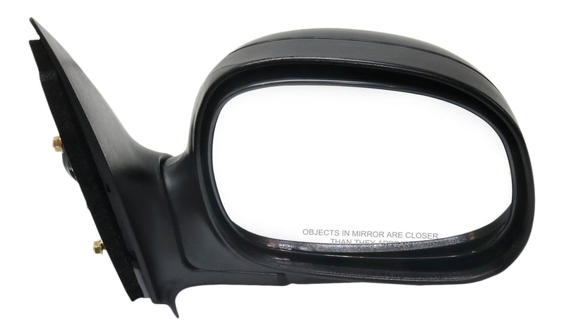 Power Mirror for Ford F-150 1998-2001, Right (Passenger), Manual Folding, Non-Heated, Paintable, Contour Style, Without Signal Light, Fits Regular/SuperCab, Replacement