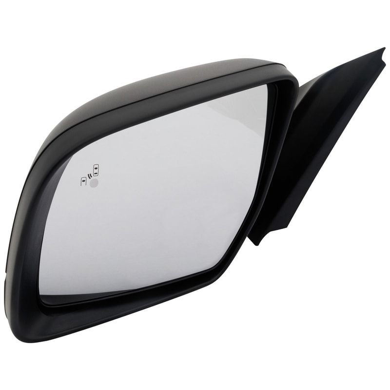 Power Folding Mirror for 2019-2022 Ford Ranger XLT Model, Left (Driver), Non-Heated, Textured, with Blind Spot Glass, without Signal Light, Replacement