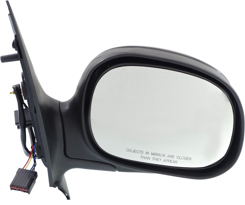 Power Mirror for Ford Expedition 1997-2002, Right (Passenger) Side, Non-Towing, Manual Folding, Heated, Paintable, without Signal Light, Replacement